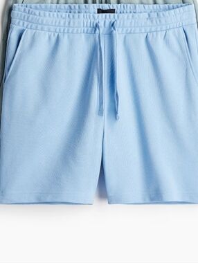 H & M Light Blue Men's Pull-On Athletic Shorts